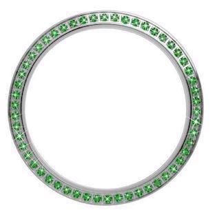 Christina Design London Collect Top Ring med 54 grønne tsavoriter